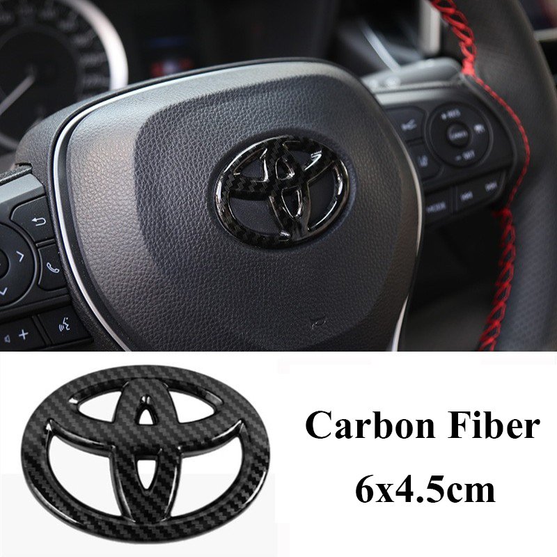 Toyota Car Wheel Steering Logo – Carbon Fiber Designs for Your Vehicle