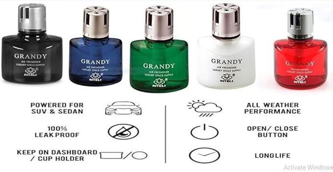 Ateli Grandy Car Air Freshener – Premium Long-Lasting Fragrance