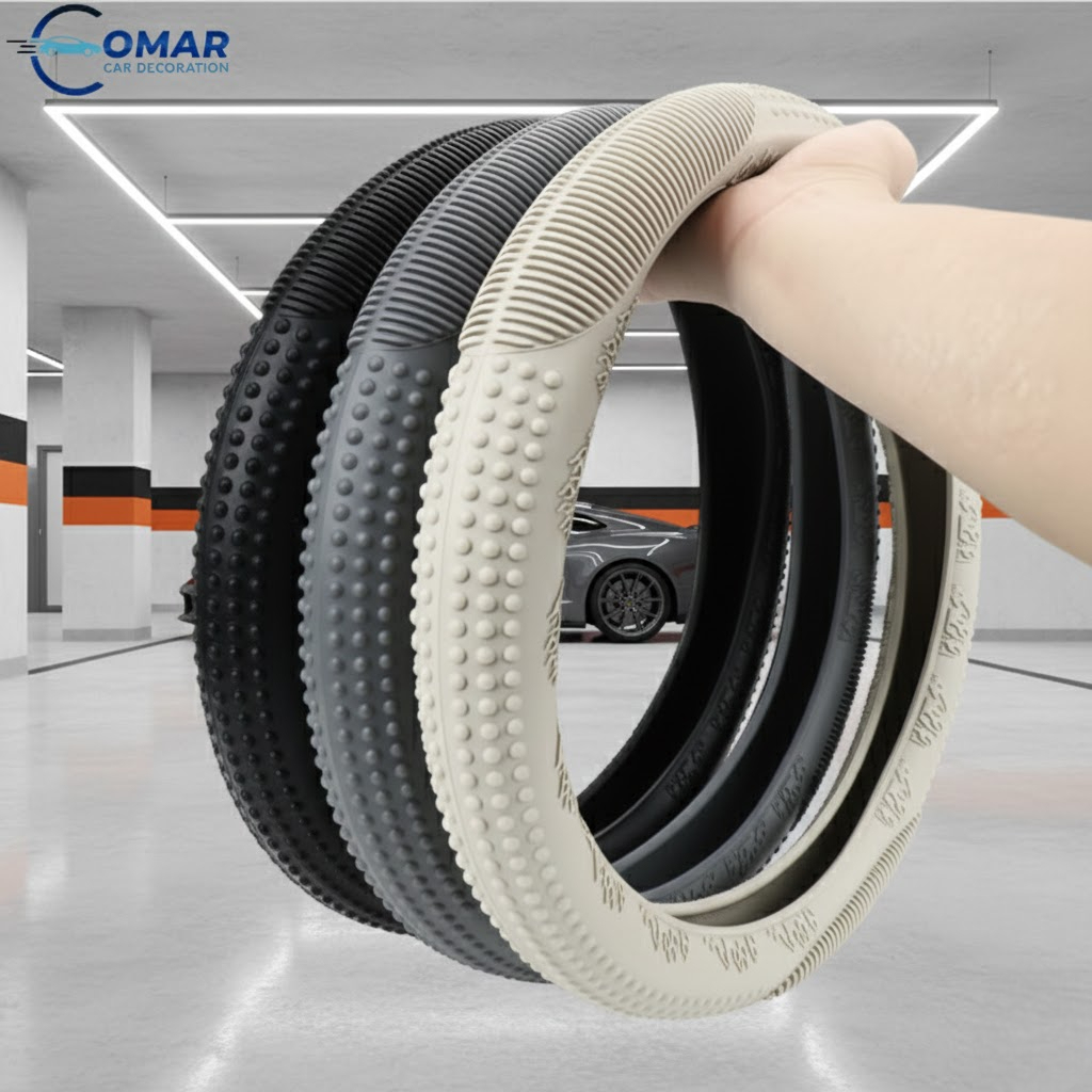 Universal Car Steering Wheel Cover (Silicone)