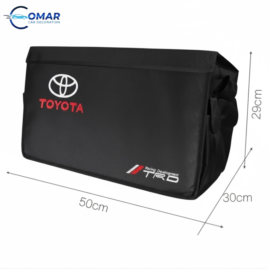 Premium Car Trunk Organizer Bag | Toyota TRD Cargo Organizer