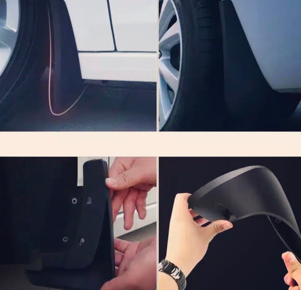 Private car flexible mudguard